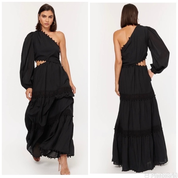 CAMI NYC OLYMPIA DRESS BLACK New With Tags! - Picture 2 of 13